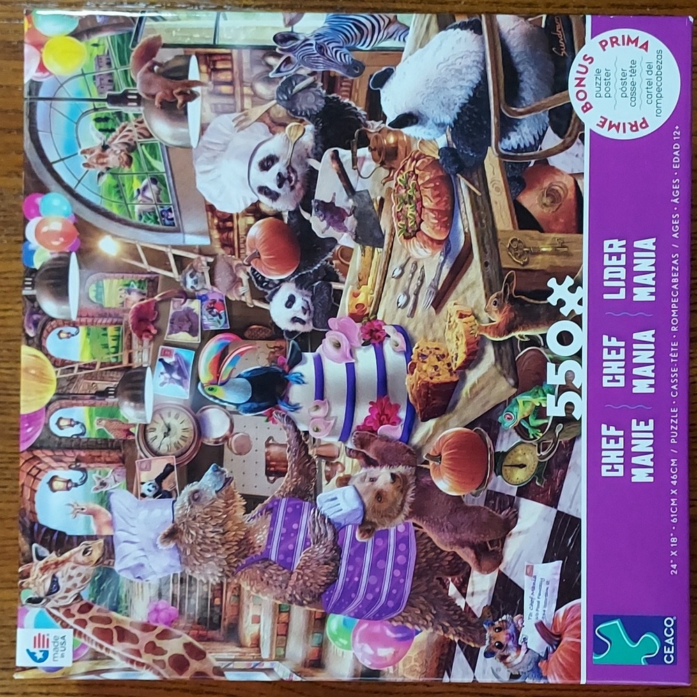 Ceaco Puzzle 550 pieces Chef Mania